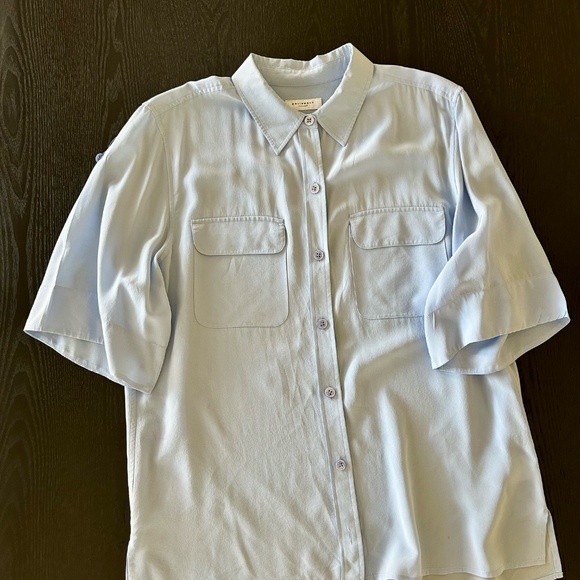 100% Silky Equipment Femme women blouse! - Picture 3 of 11